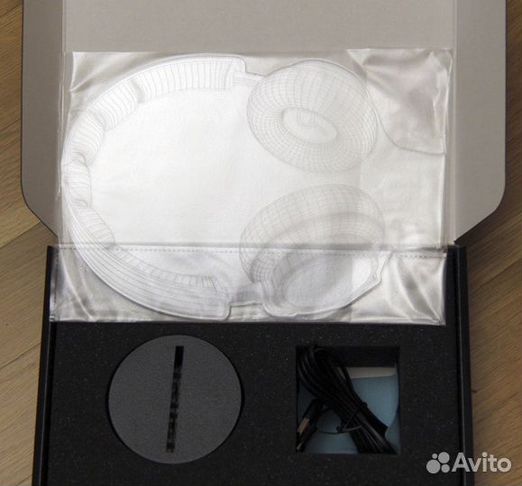 Светодиодный 3D ночник Наушники