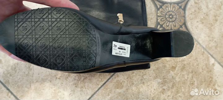 Сапоги натур. кожа. Р.42