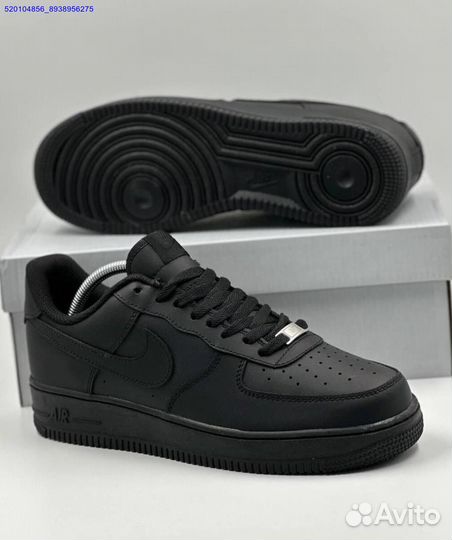 Кроссовки Nike Air Force Low Black (Арт.24835)