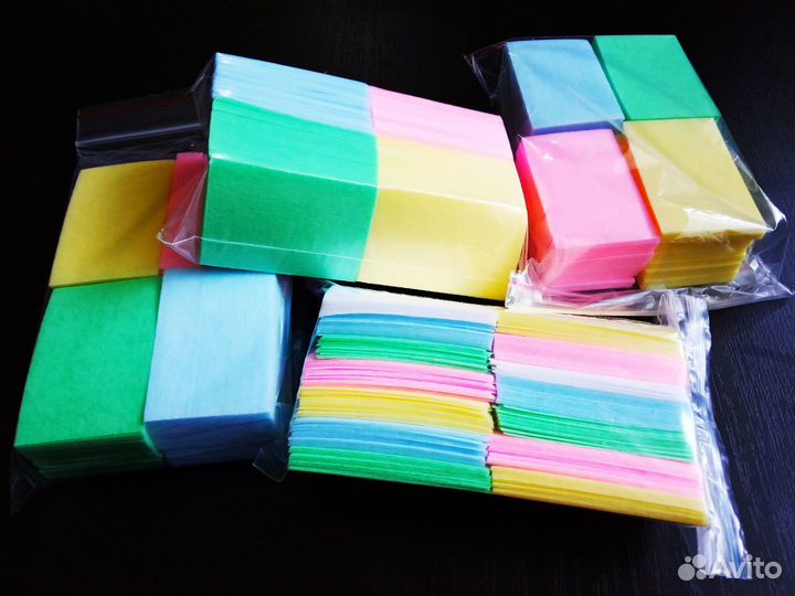 Салфетки Безворсовые Цветные