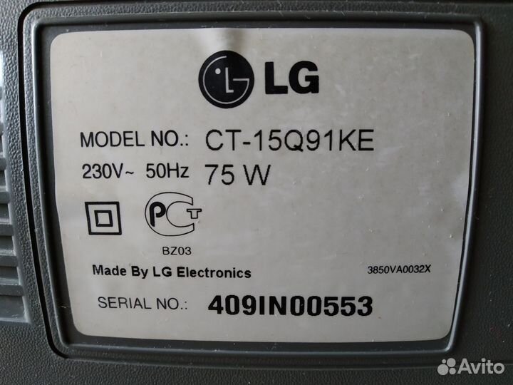 Телевизор LG CT-15Q91KE