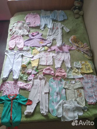 Вещи пакетом на девочку с 0-80