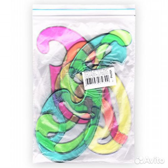 Набор лекало цветные нлно 70