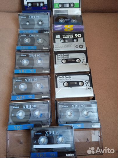 Аудиокассеты лотом 13 штук