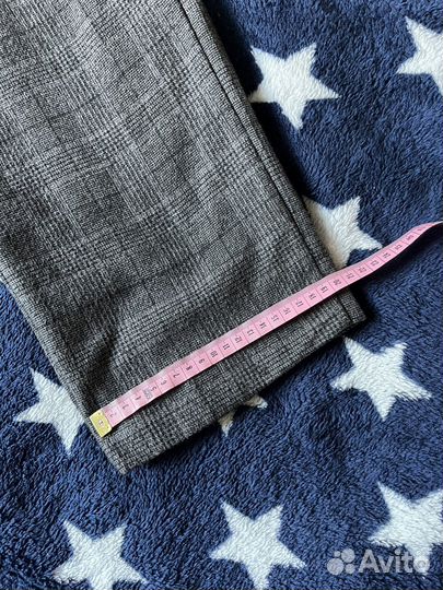 Брюки zara зара укороченные кюлоты шерстяные, р-S