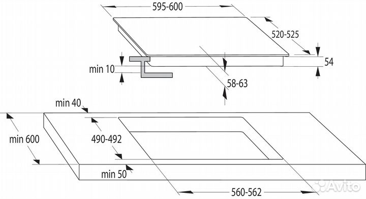 Варочная поверхность индукционная Gorenje GI6421BC