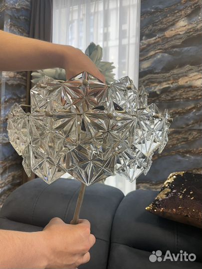 Люстра хрусталь СССР Искра