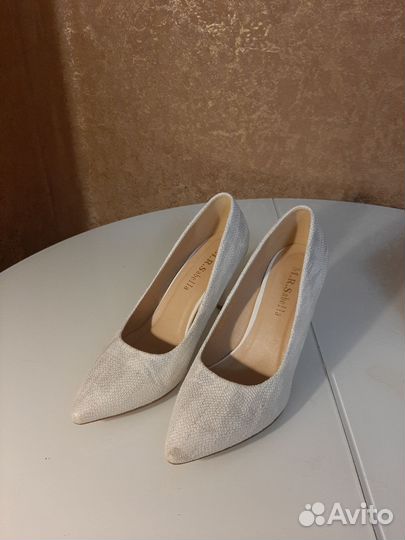 Туфли белые 38 свадебные