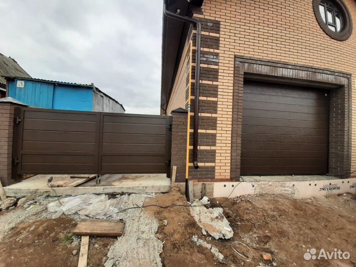 Распашные ворота Алютех