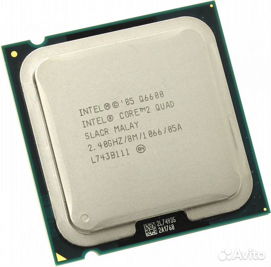 Процессор Intel Core 2 Quad Q6600 (LGA775, 2400MHz