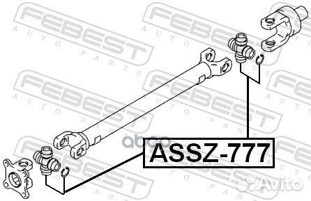 Крестовина карданного вала assz-777 Febest