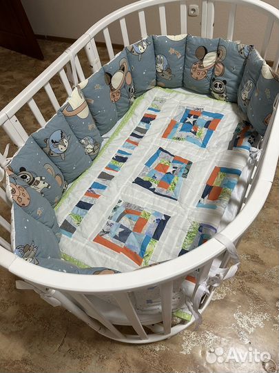 Кровать бу 9в 1 с маятником