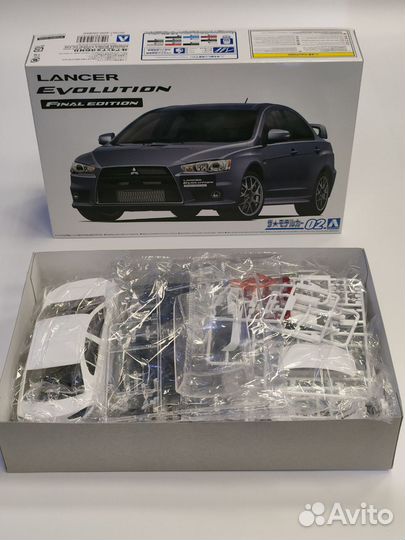 Mitsubishi Lancer X Сборная модель Aoshima 05795