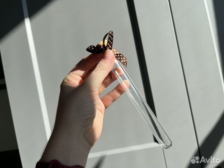 Колба стеклянная пробирка для специй чая соли