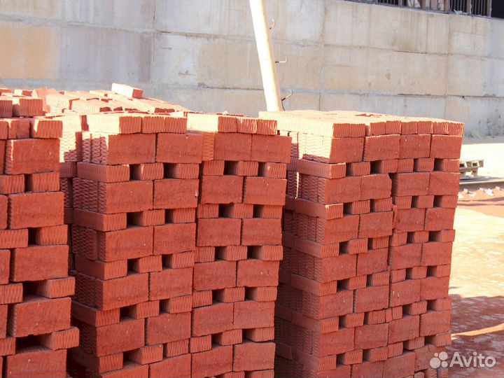 Кирпич красный бутовый, забутовочный, рядовой
