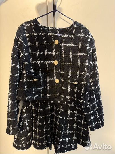 Костюм твидовый 134