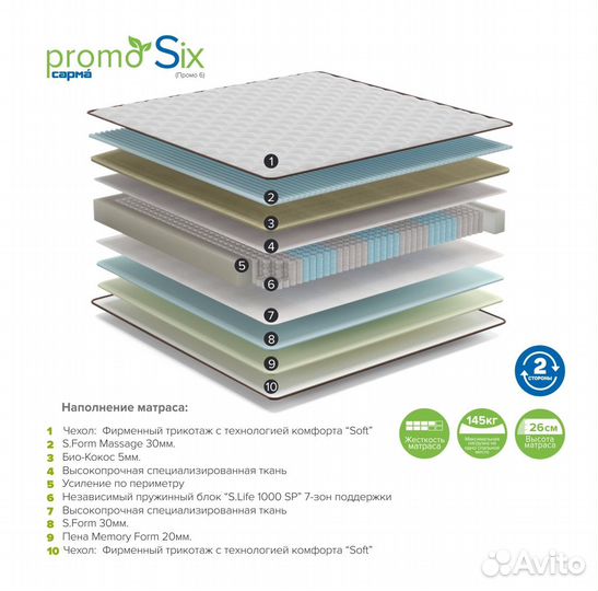 Матрас Promo Six