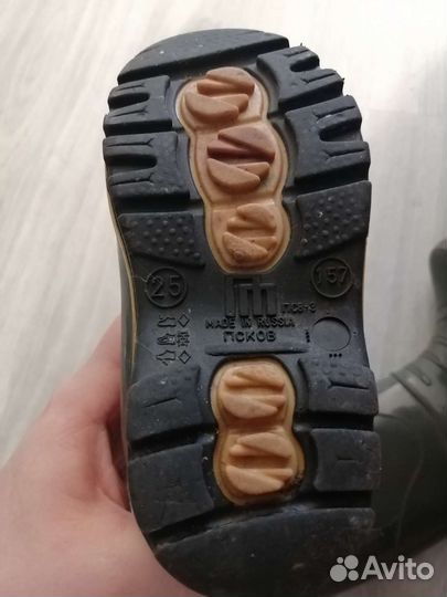 Резиновые сапоги, р25