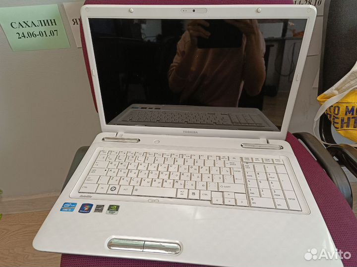 Ноутбук Toshiba Satellite L775-A1W на запчасти