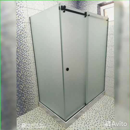 Душевая стеклянная кабина 120х100