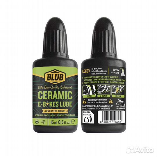 Смазка для цепи Blub Lubricant Ceramic Ebike 15 ml