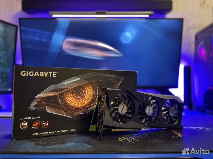Видеокарта gigabyte GeForce RTX 3050 gaming