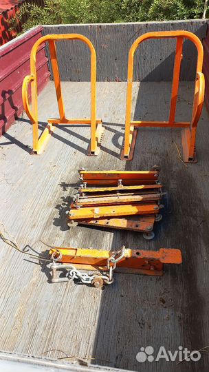 Крепеж квадроцикла в прицепе