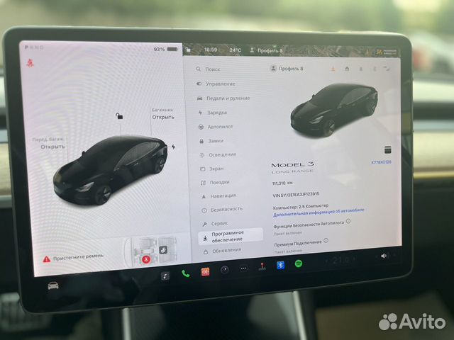 Tesla Model 3 AT, 2018, 111 310 км объявление продам