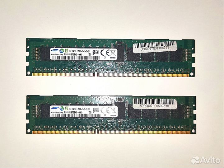 Оперативная память DDR3 2 х 8 Gb и 4 x 4 Gb