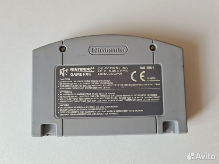 Картридж Nintendo 64 Mission: Impossible