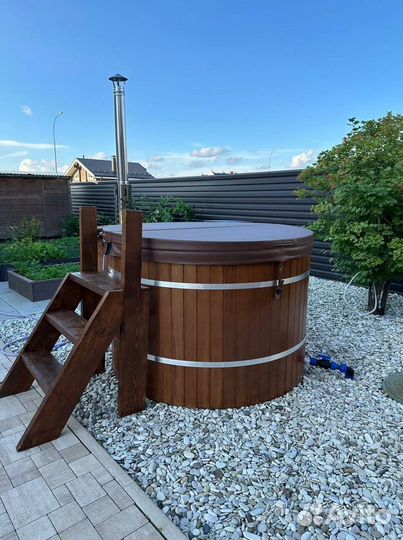 Купель с печкой