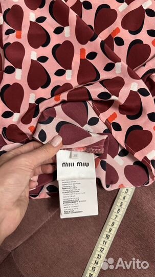 Костюм шелковый MIU MIU