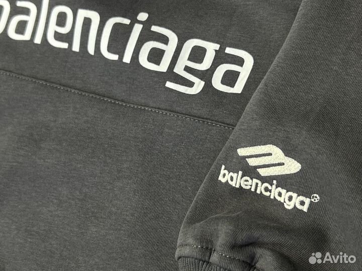 Худи / Balenciaga Hoodie Paris L (Oversize)