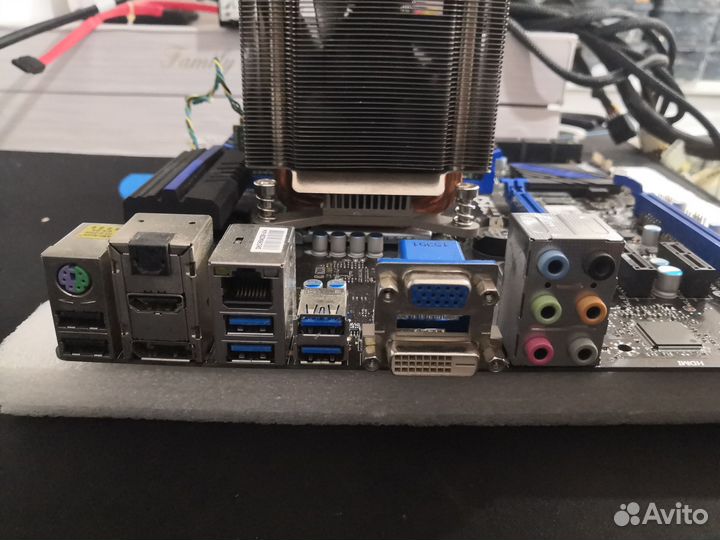Комплект материнская плата/проц/озу/ssd/охлаждение