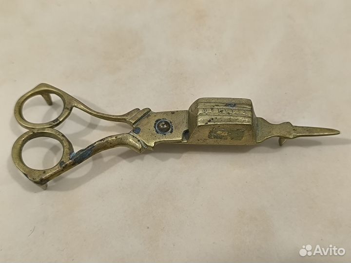 Ножницы для фителя германия. латунь или бронза
