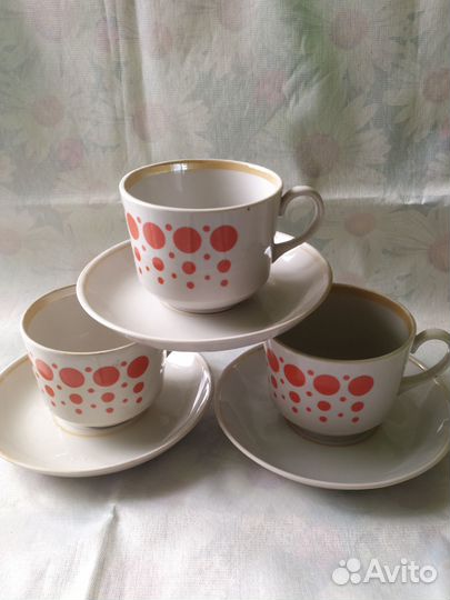 Чайная пара фарфор