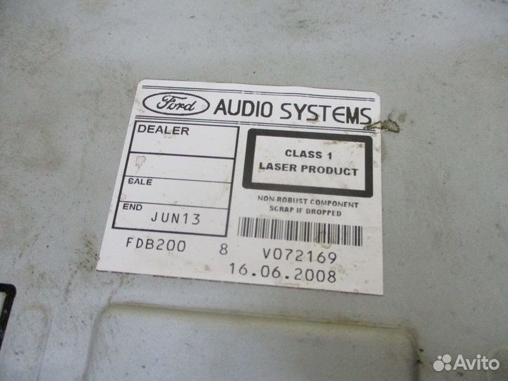 Автомагнитола Форд Фиеста MK5