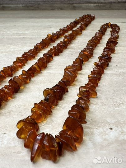 Янтарные бусы СССР (лечебные)