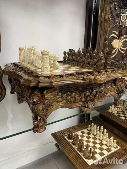 Шахматы ручной работы 50 см