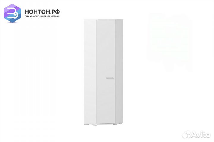 Шкаф Домино А угловой белый