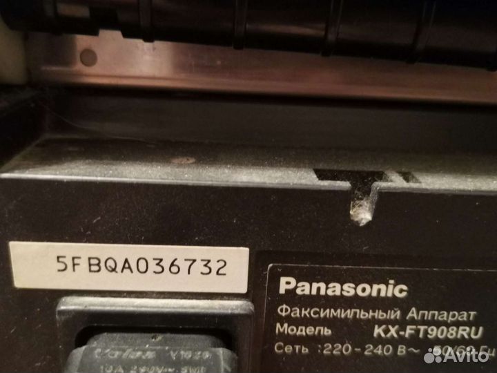 Факс panasonic KX-FT 908RU