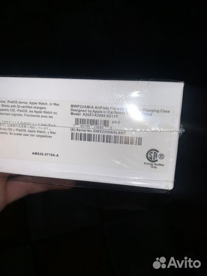 Беспроводные наушники apple airpods pro