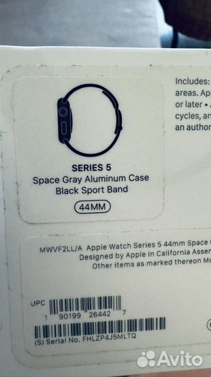 Часы apple watch 5 44 mm