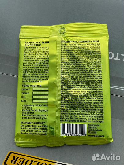 Струны Ernie Ball для электрогитары 10-46