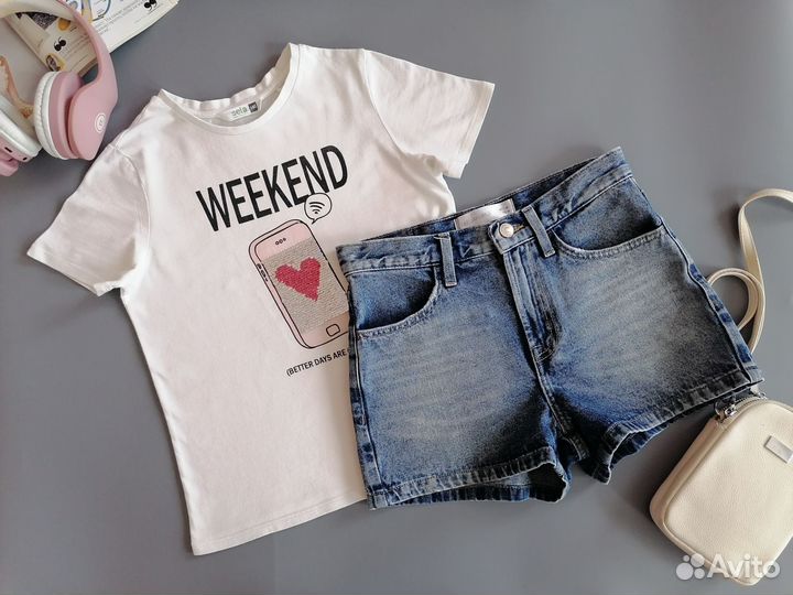 Футболка Sela и шорты Gloria Jeans140-146