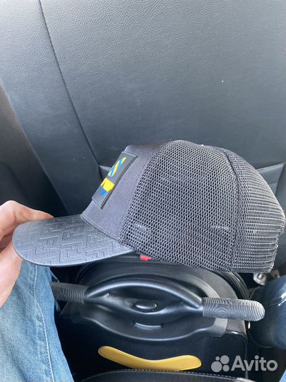 Бейсболка Fendi кожаный козырек