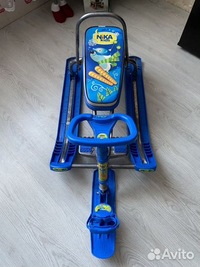 Снегокат со спинкой