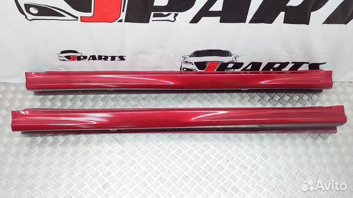 Накладки на пороги Mitsubishi ASX