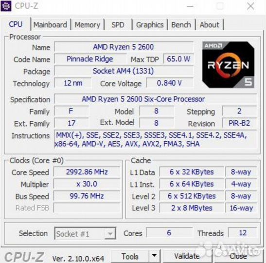 Игровой пк Ryzen 5 2600 / GTX 1060 5GB / 16GB