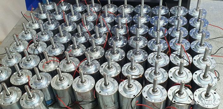 Электромотор DC12V, 30W Электродвигатель 12 В, 30